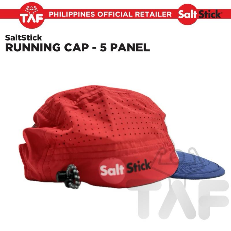 SaltStick Running Cap- Unisex, 5-Panel, Packable, Lightweight 55-58cm