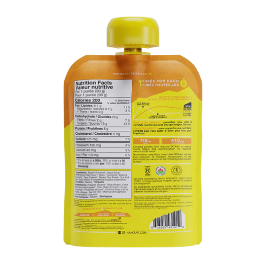 Naak Ultra Energy Puree - Sweet Potatoes & Butternut Squash