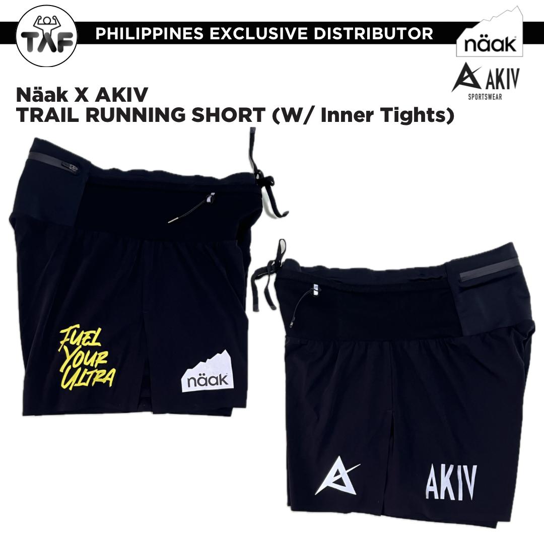 C] Naak x AKIV Multi-pocket Trail Running Shorts with Inner Tights