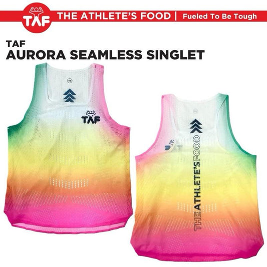 A] TAF Aurora Seamless Running Singlet-Unisex