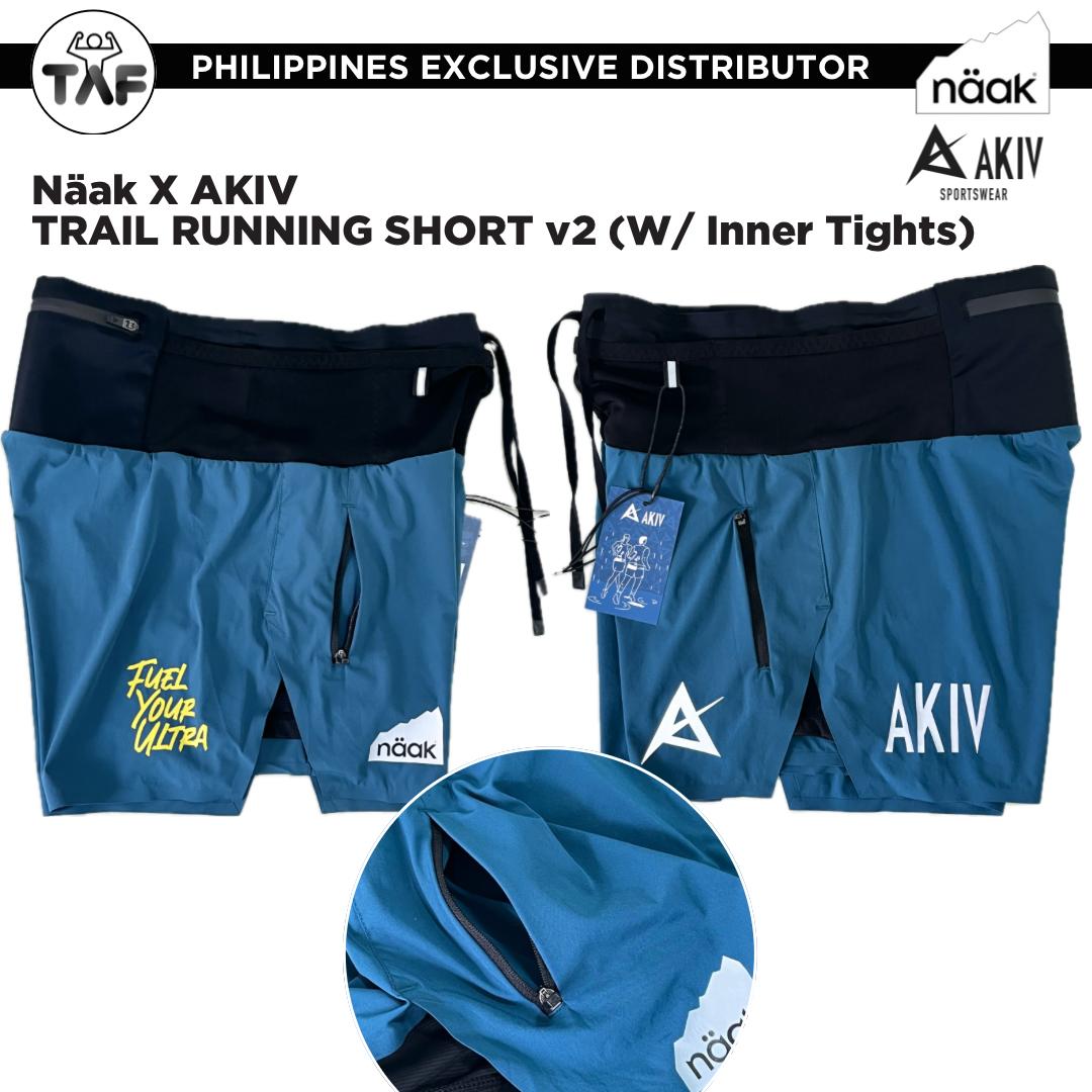 C] Naak x AKIV Multi-pocket Trail Running Shorts with Inner Tights