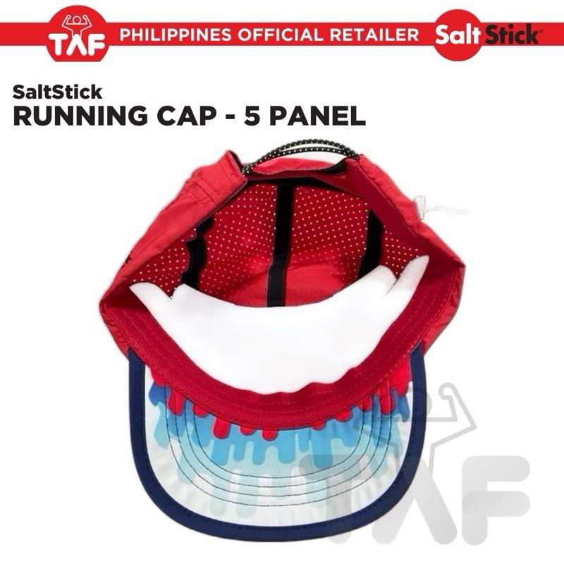 SaltStick Running Cap- Unisex, 5-Panel, Packable, Lightweight 55-58cm