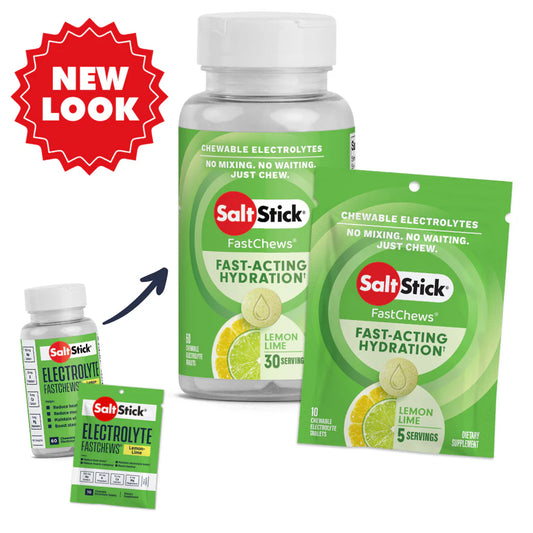 J] SaltStick FastChews 60ct - Lemon-Lime