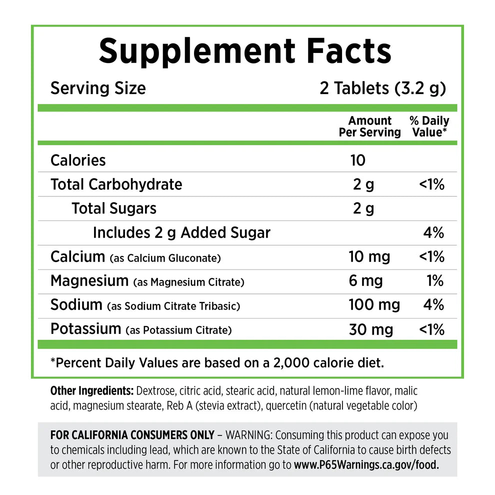 J] SaltStick FastChews 60ct - Lemon-Lime