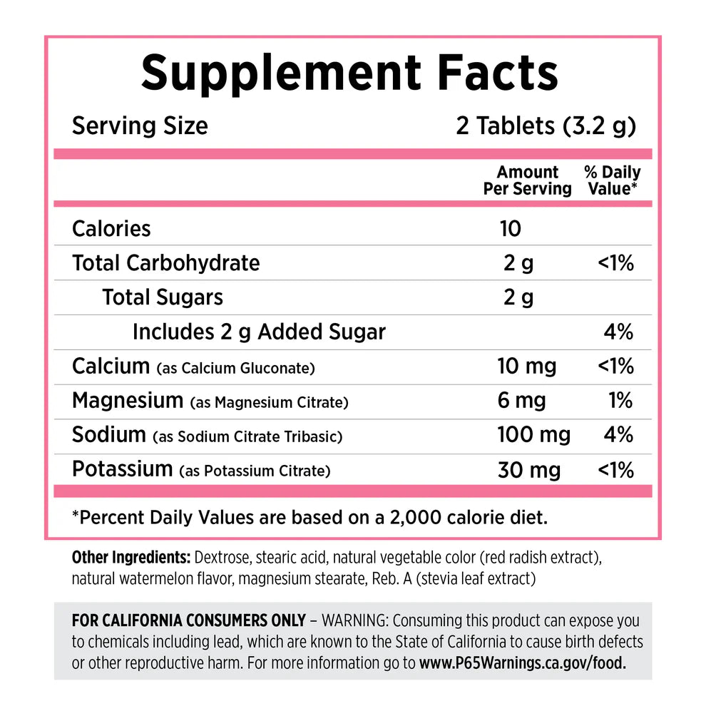 SaltStick FastChews 60ct - Watermelon