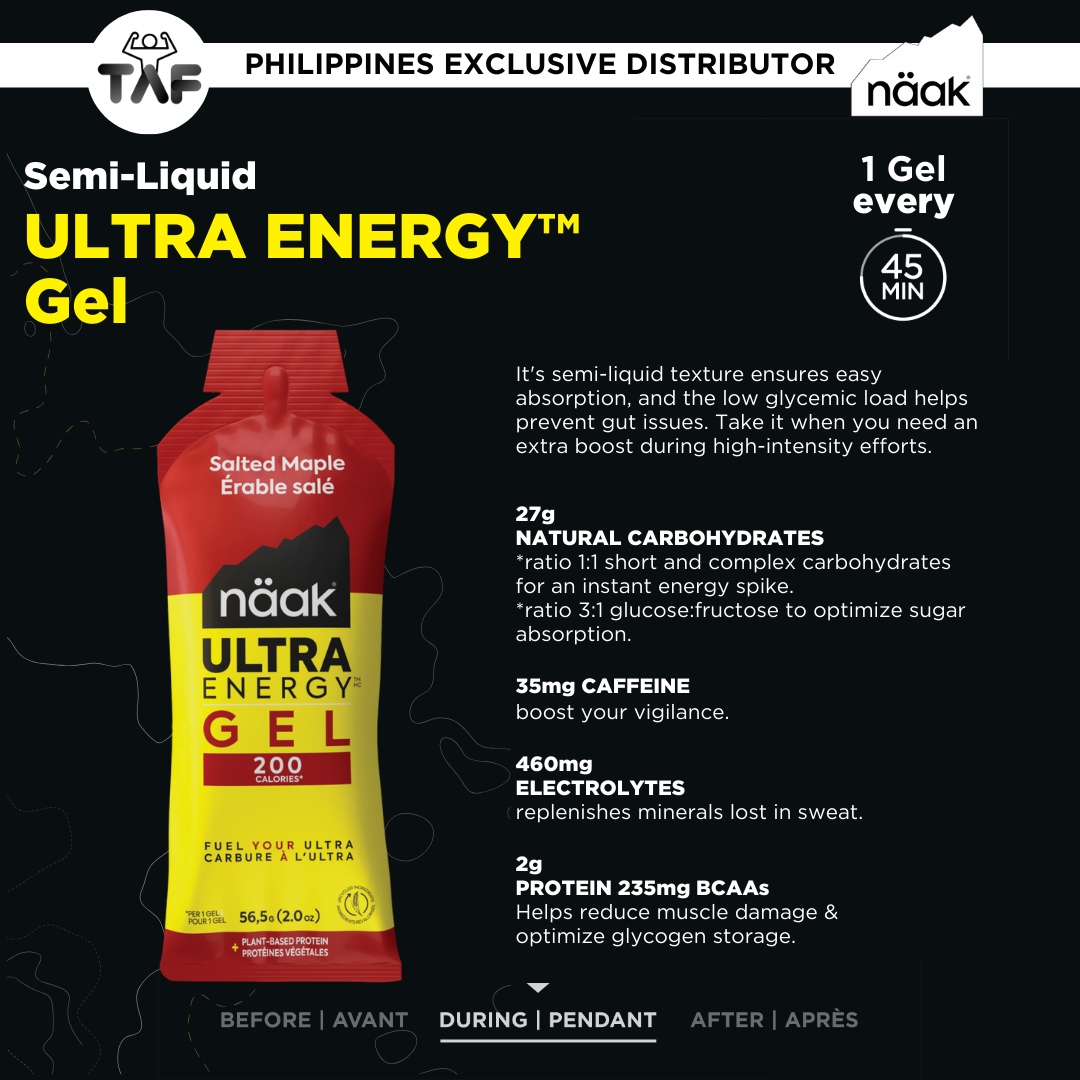 Naak Ultra Energy Gel - Salted Maple (Caffeine-free)