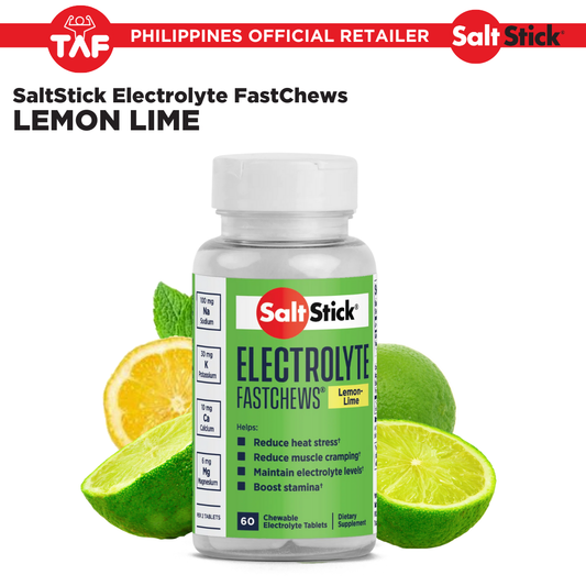 J] SaltStick FastChews 60ct - Lemon-Lime
