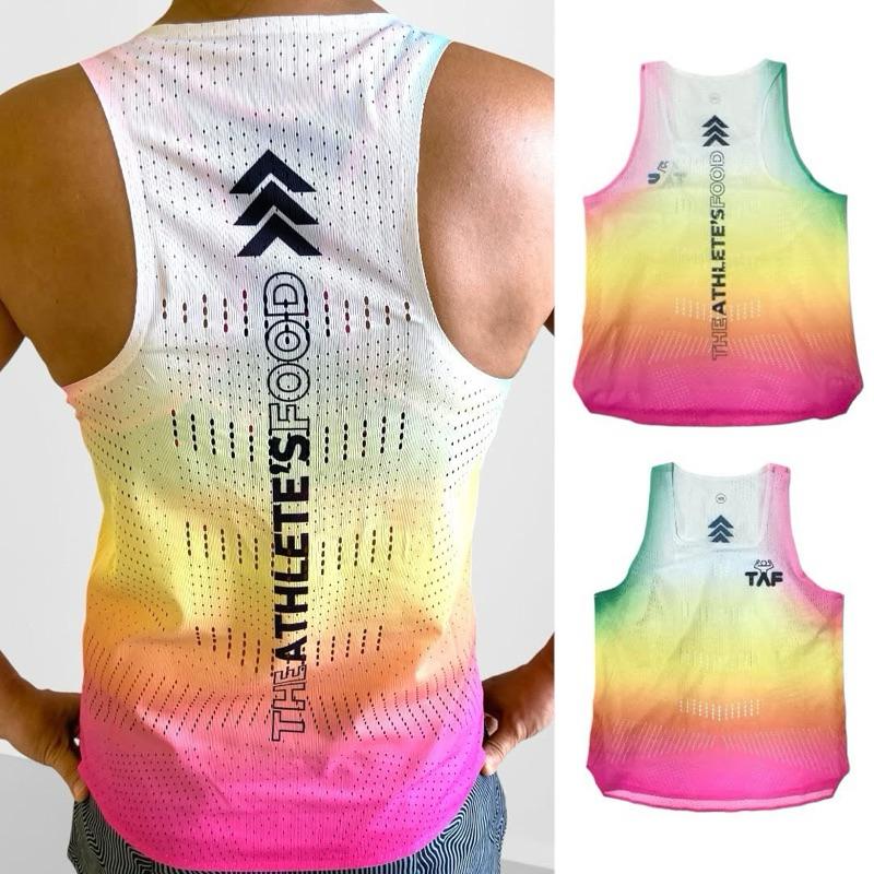 A] TAF Aurora Seamless Running Singlet-Unisex