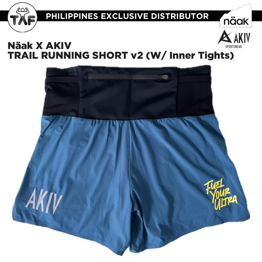 C] Naak x AKIV Multi-pocket Trail Running Shorts with Inner Tights