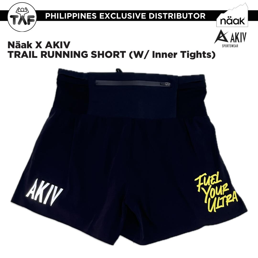 C] Naak x AKIV Multi-pocket Trail Running Shorts with Inner Tights